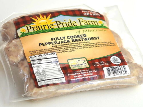 Organic Pork Bratwurst | Organic Prairie Full Case - 8 Packages - Save 10 %