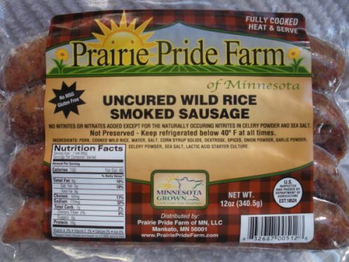 Organic Pork Bratwurst | Organic Prairie Full Case - 8 Packages - Save 10 %